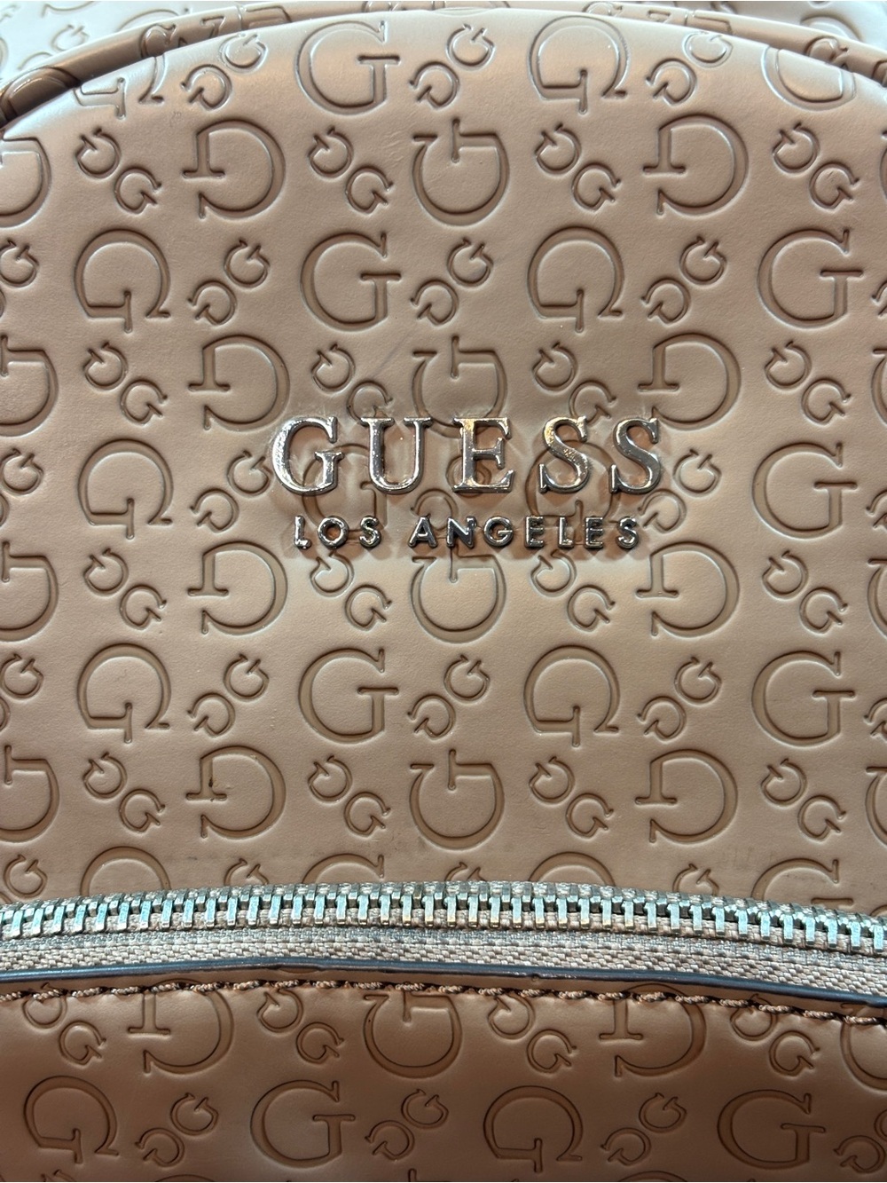 GUESS Embossed Logo Mini Backpack - Picture 3 of 11